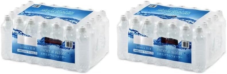 Amazon.co.jp: コストコ 天然ミネラルウォーター ラベルレス 500ml x